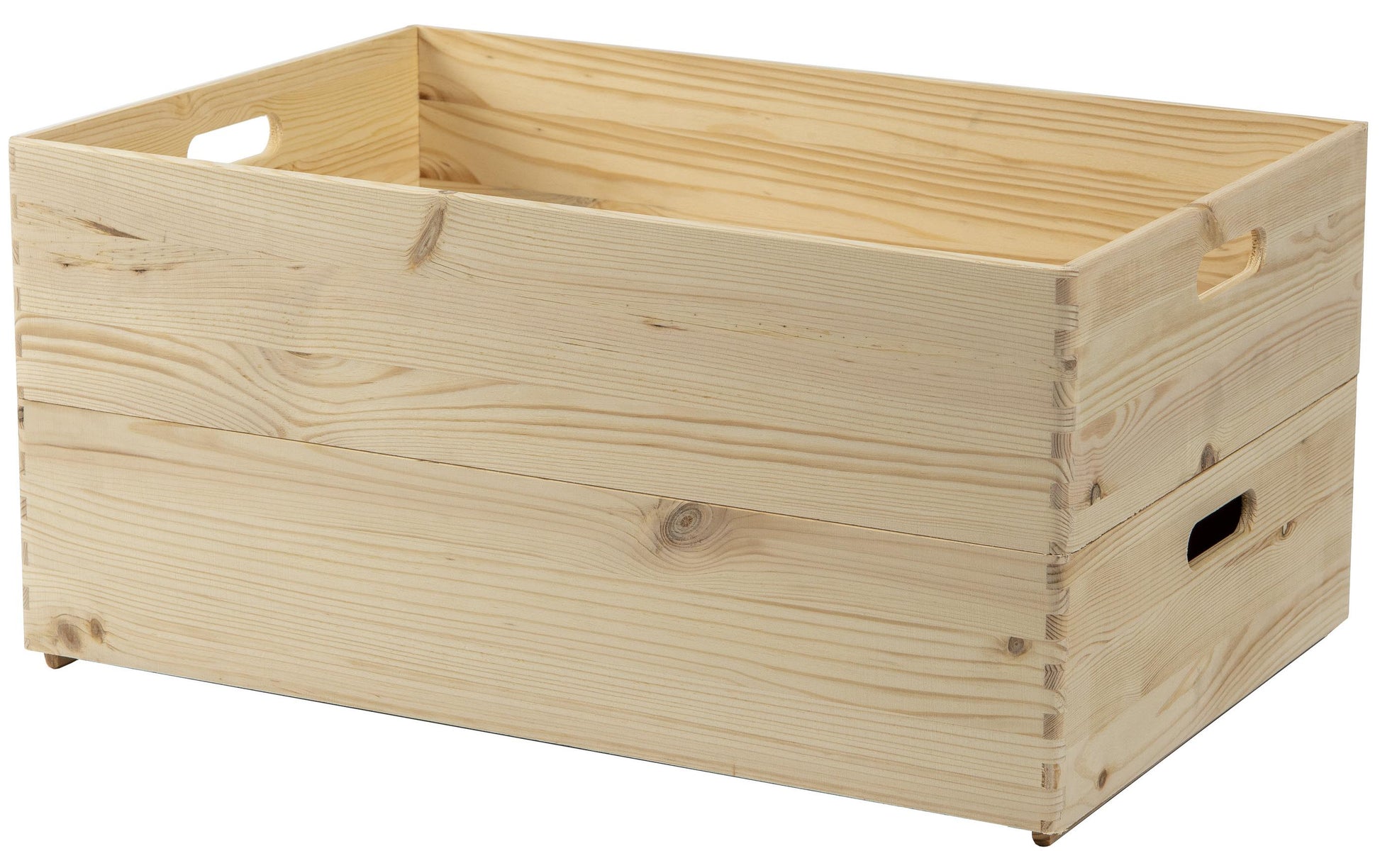 Holz Zollhaus Aufbewahrungsbox – Holz – Braun – 400 × 140 × 600 mm