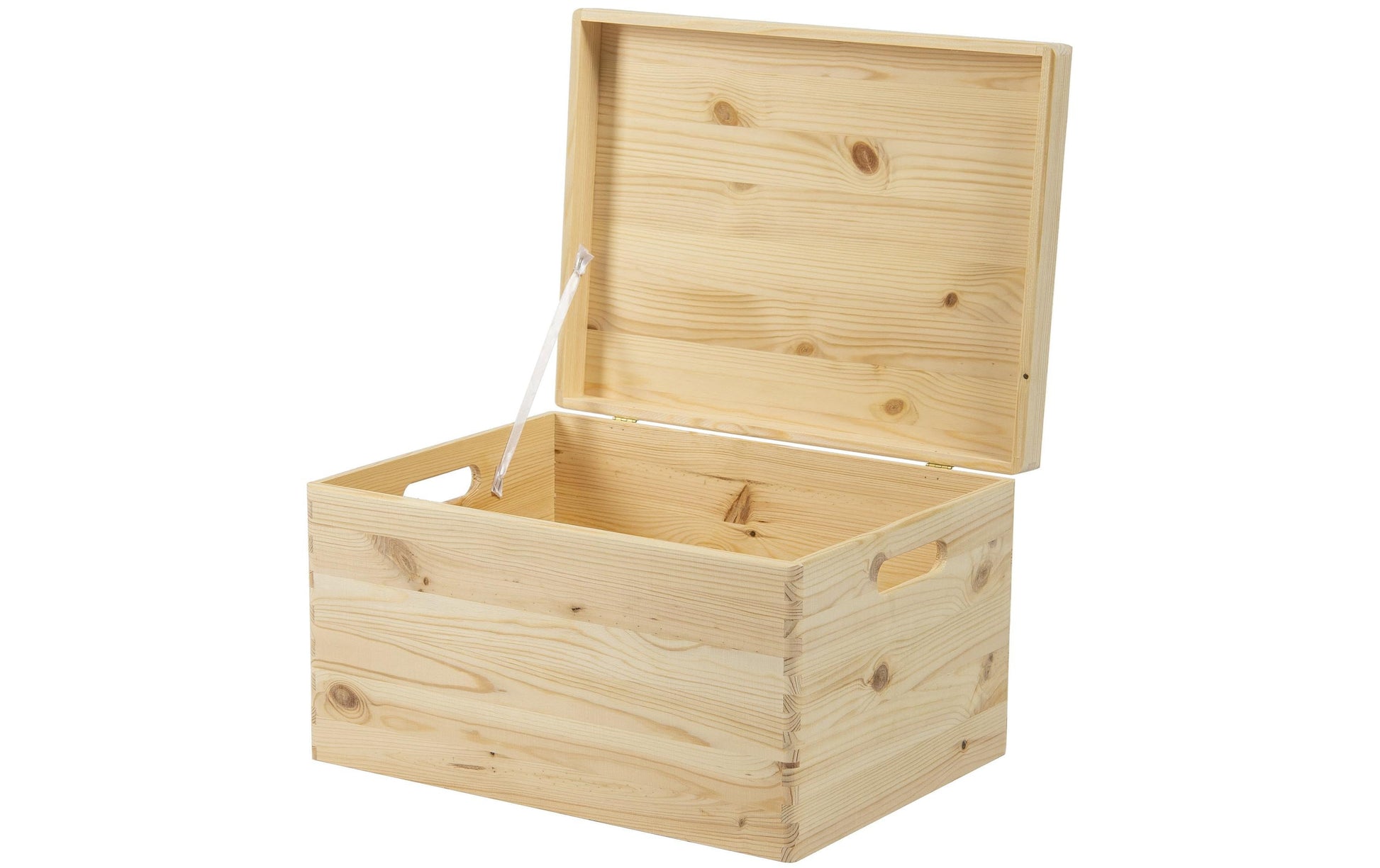 Holz Zollhaus Aufbewahrungsbox (mit Deckel) – Holz – Braun – 400 × 230 × 300 mm