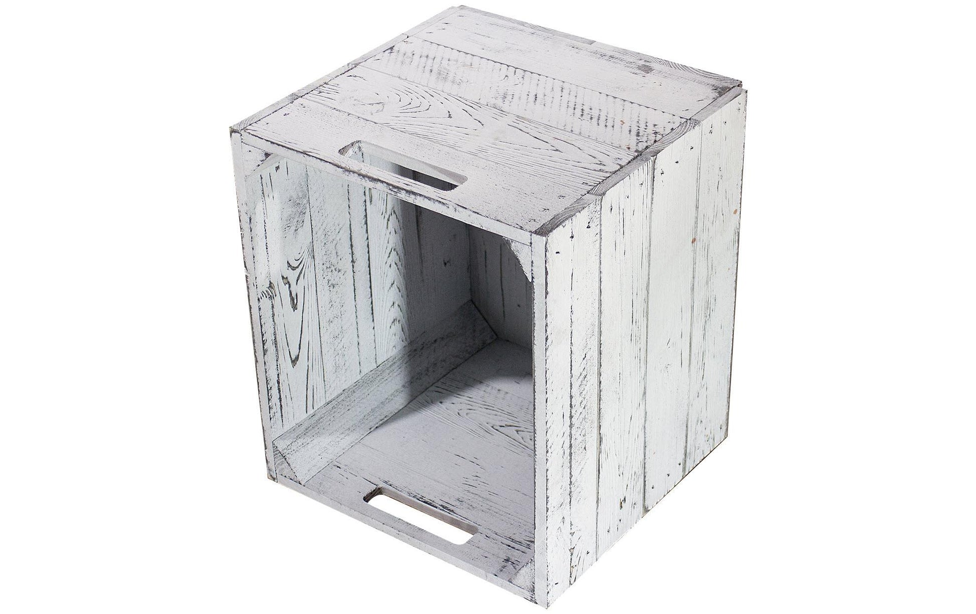 Holz Zollhaus Aufbewahrungsbox – Holz – Grau – FSC 100% – 330 × 330 × 380 mm