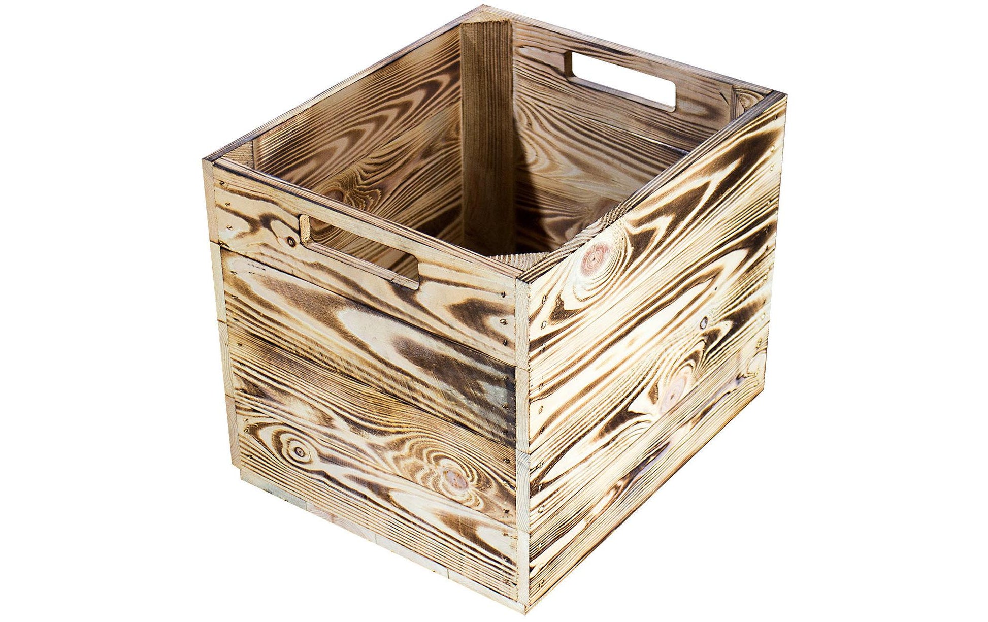 Holz Zollhaus Vintage Aufbewahrungsbox – Holz (Kiefer) – Hellbraun – 330 × 330 × 380 mm