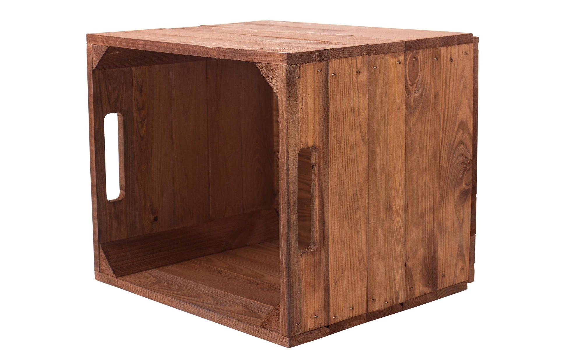Holz Zollhaus Aufbewahrungsbox – Holz – Braun – 330 × 330 × 380 mm