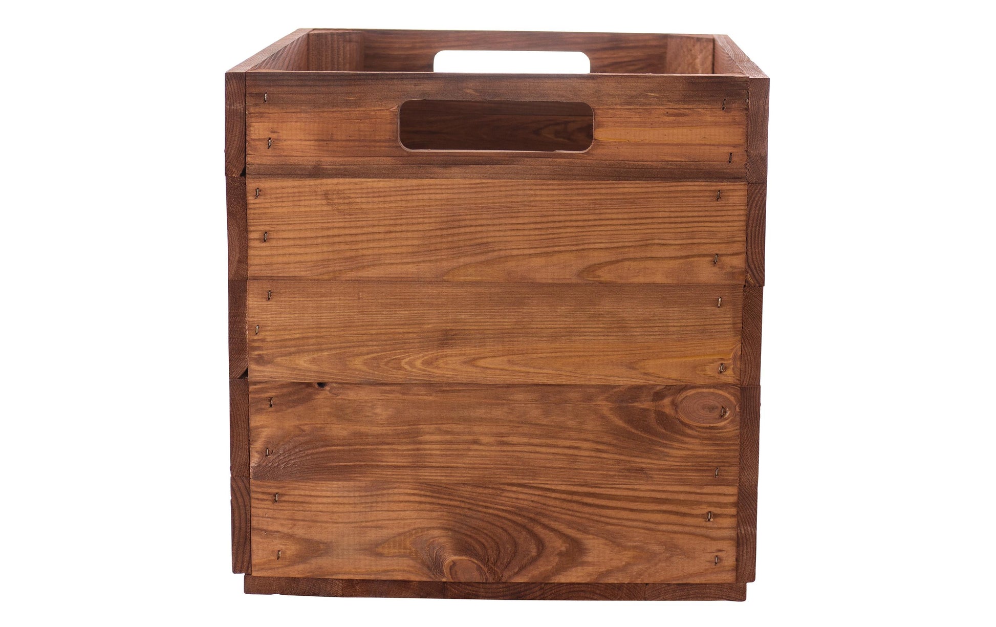 Holz Zollhaus Aufbewahrungsbox – Holz – Braun – 330 × 330 × 380 mm