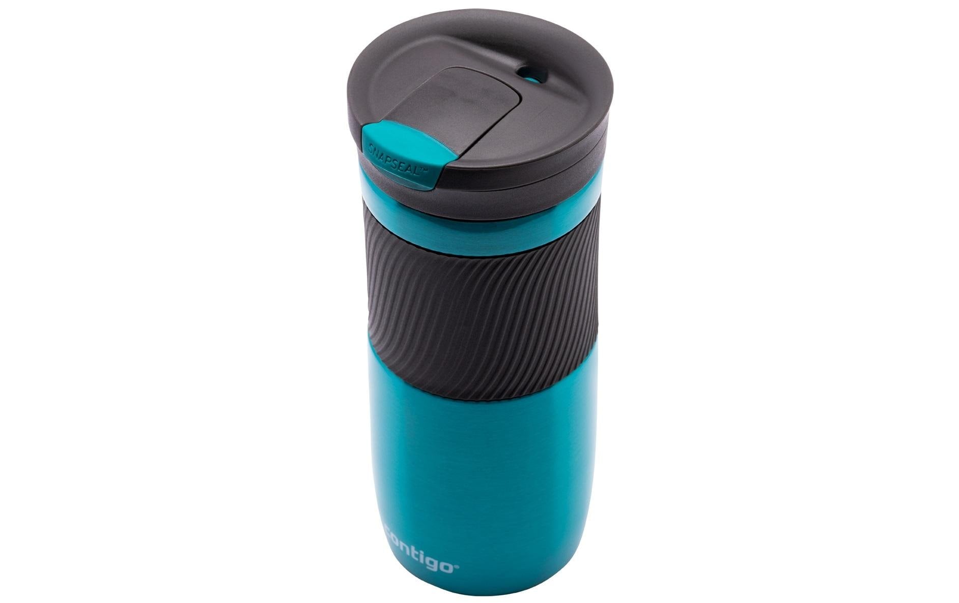 CONTIGO Byron Thermobecher 470 ml – doppelwandig 6 h heiss/12 h kalt, Klappdeckel, Edelstahl