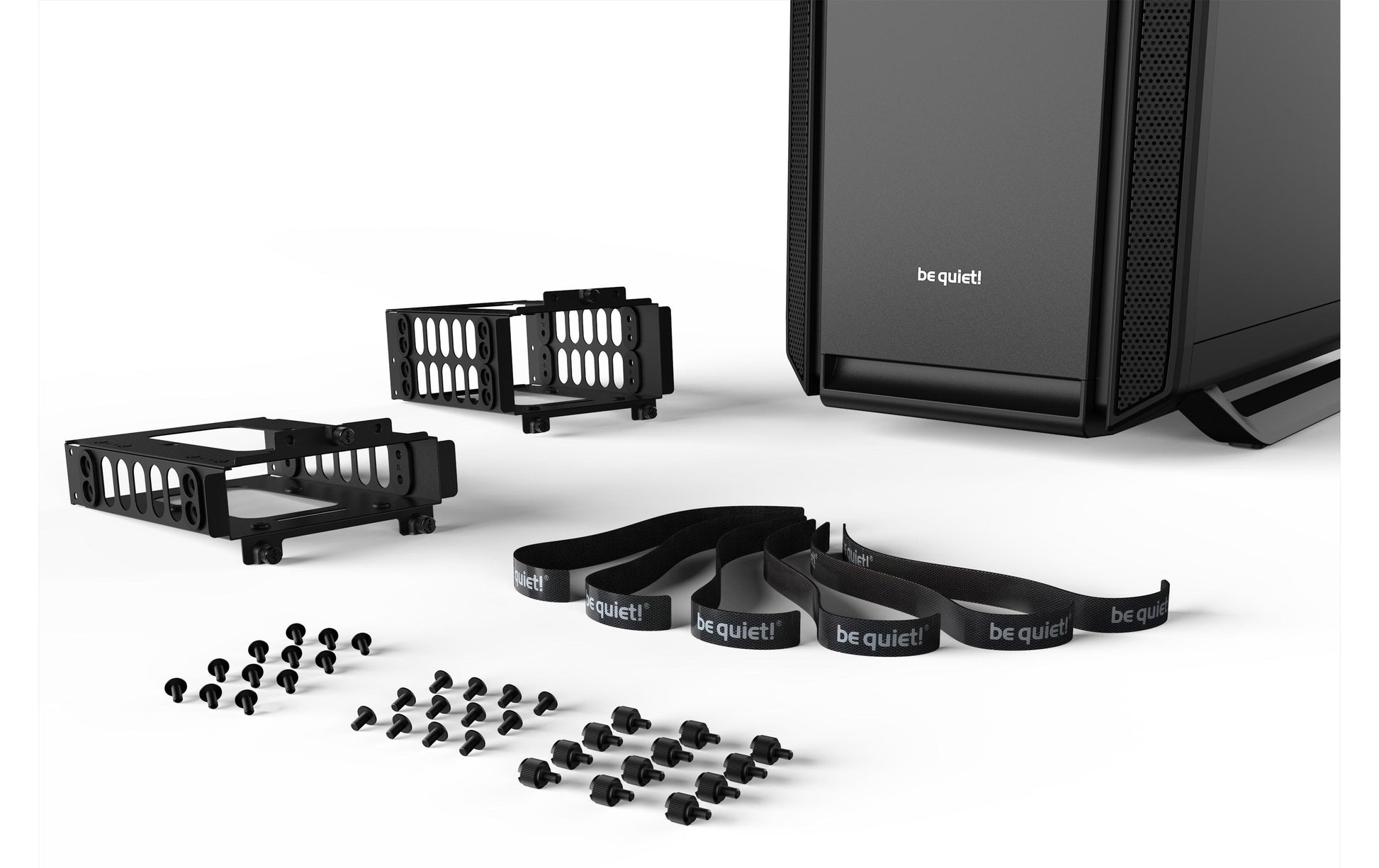 be quiet! be quiet Midi Tower – Silent Base 802 – Schwarz, Seitenfenster, für ATX, EATX, micro ATX und andere, 553×281×539 mm