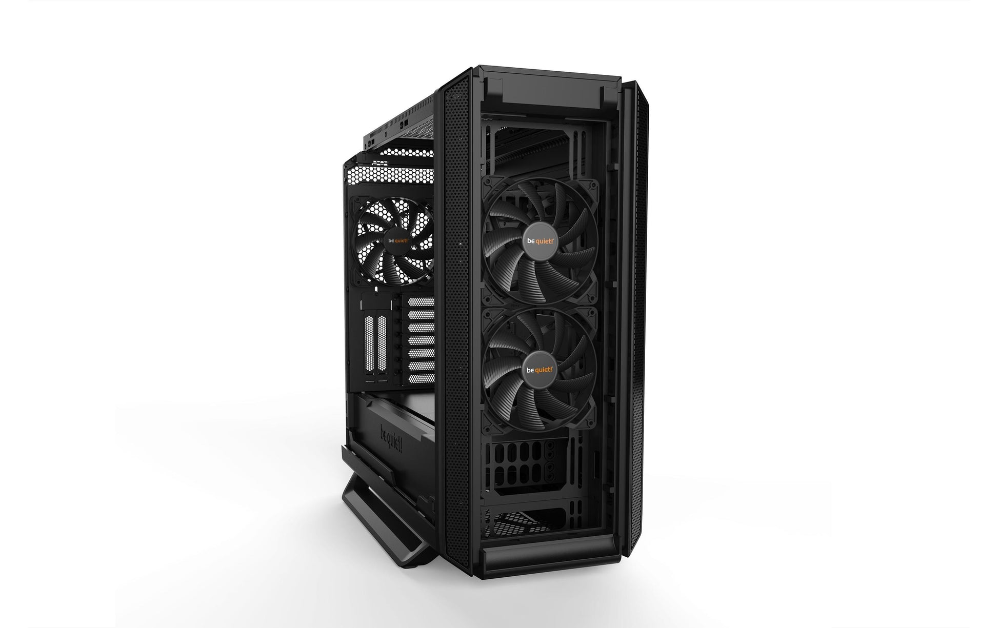 be quiet! be quiet Silent Base 802 – Midi Tower – Schwarz, für ATX, EATX, micro ATX und andere, 2×140 mm, 553×281×539 mm