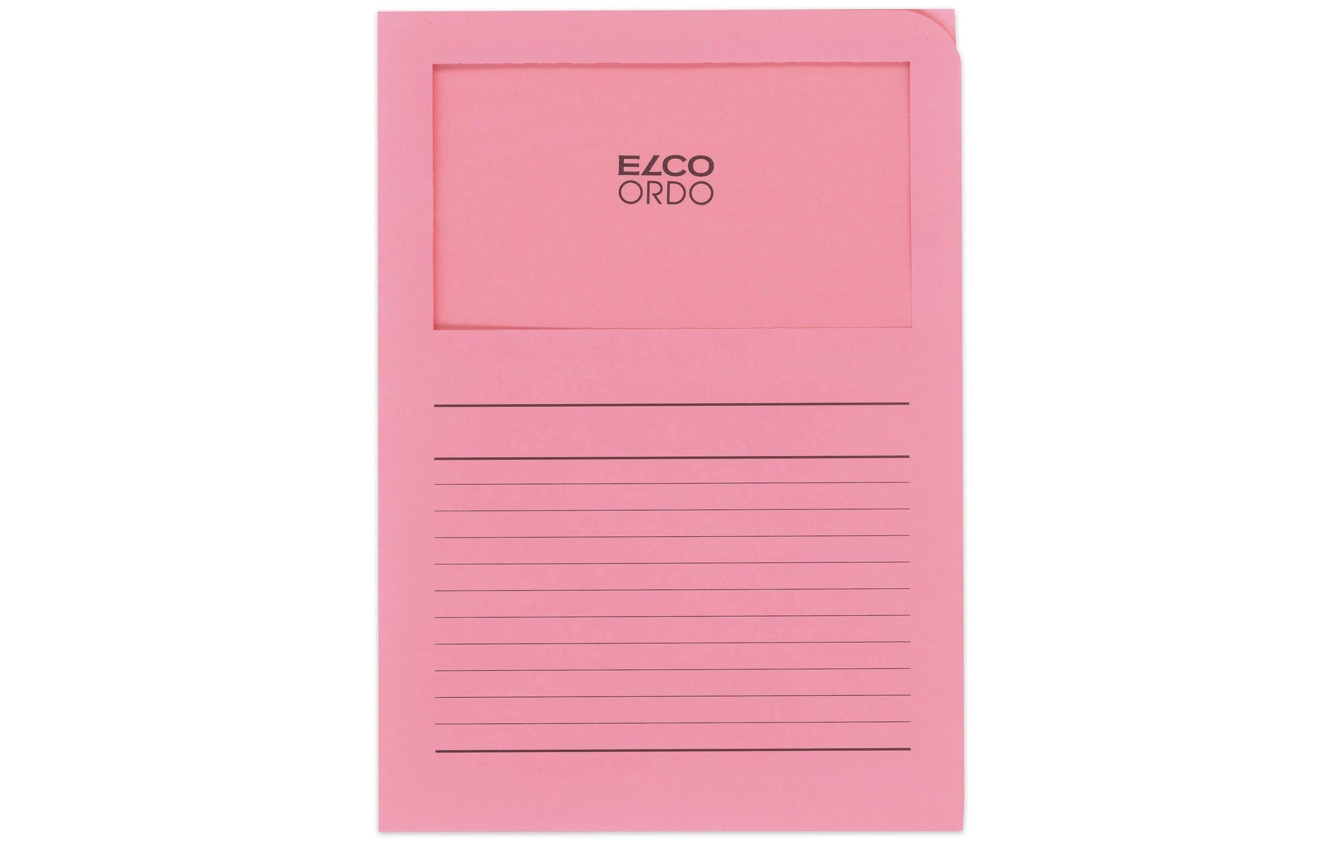 Elco Ordo Classico Sichtmappe A4 – 100 Hüllen, Pink, Papier