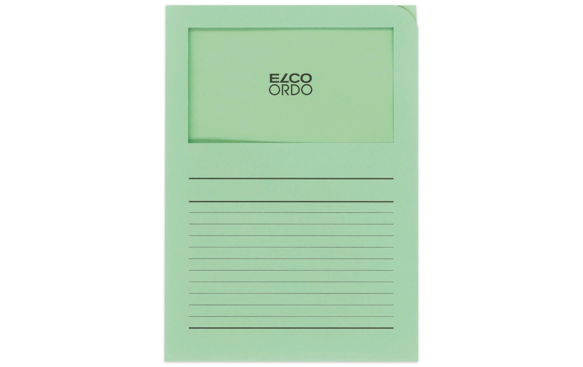 Elco Sichtmappe A4 – Grasgrün, Papier, 100er-Pack