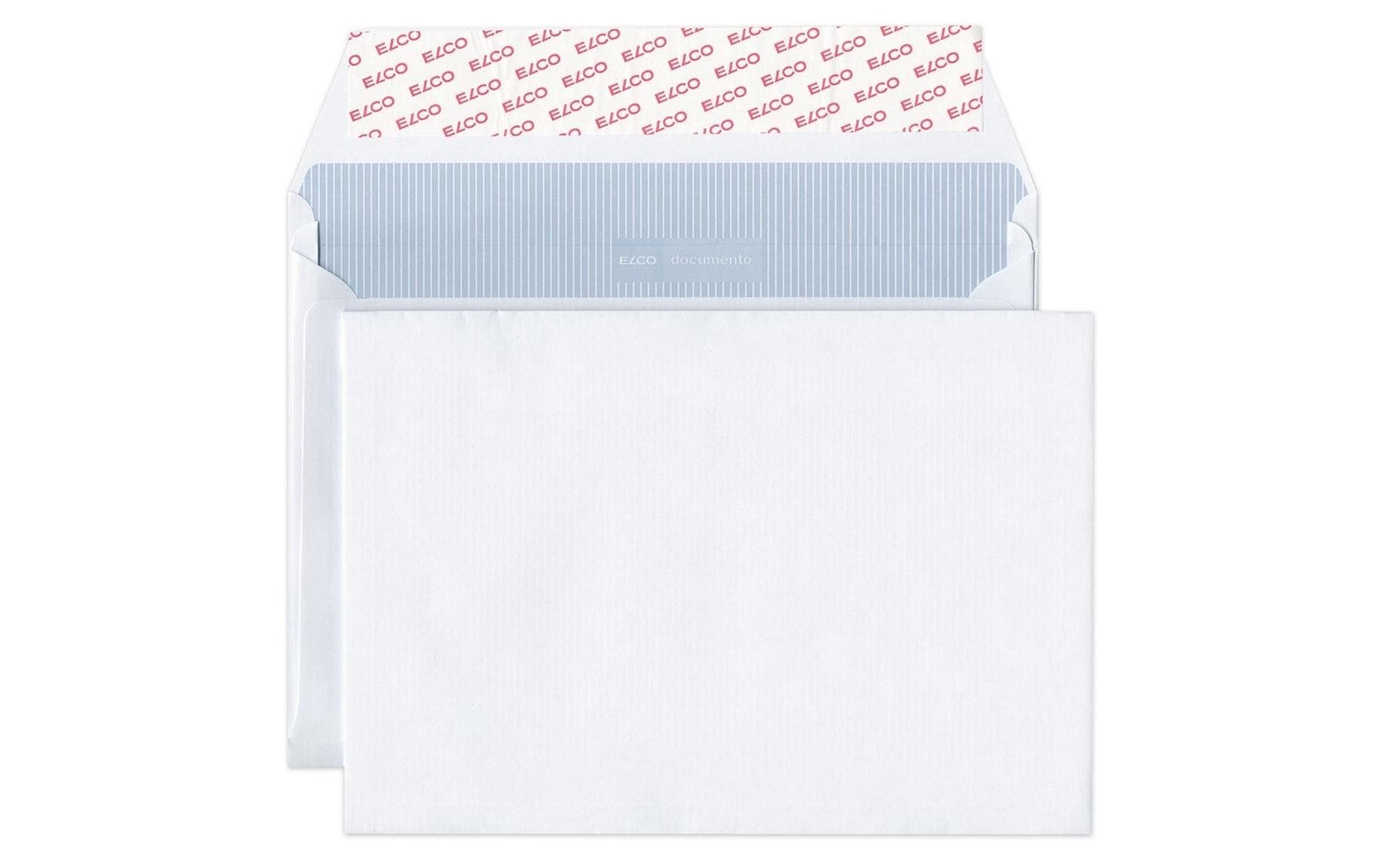 Elco Couvert B5 (250 × 176 mm), ohne Fenster, haftklebend (Optifix), weiss, 120 g/m², Papier – 250 Stk.