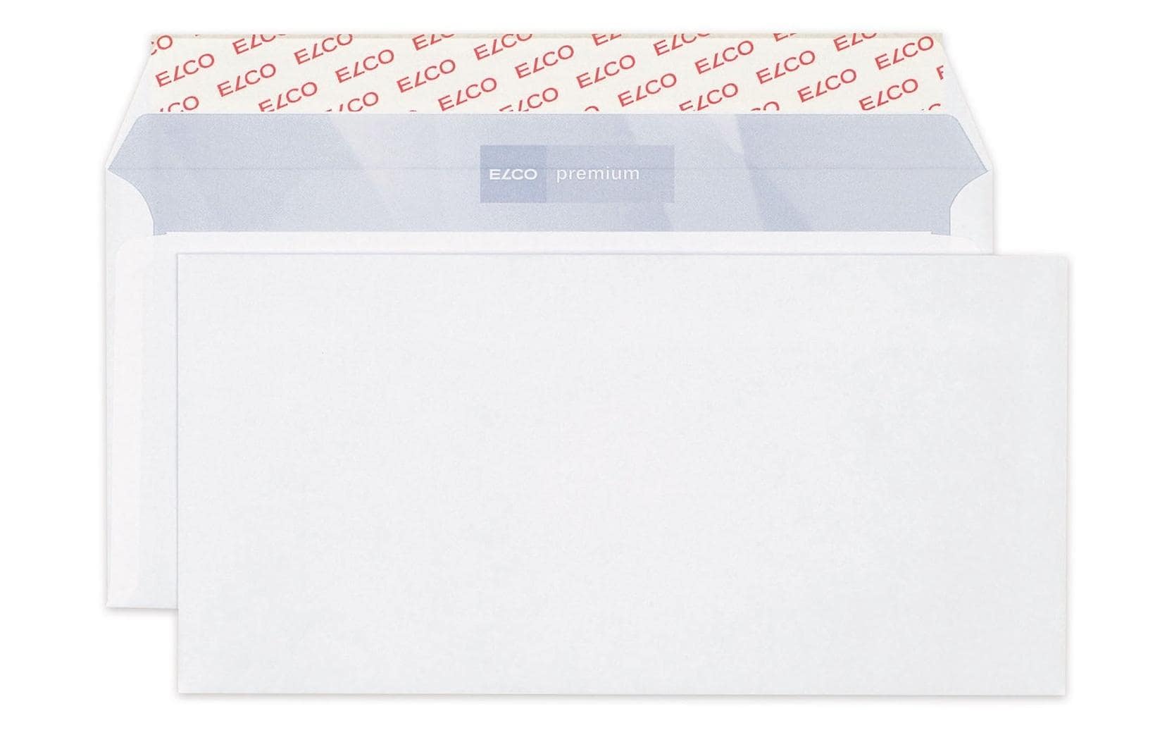 Elco Couvert C6/5 (229 × 114 mm), ohne Fenster, selbstklebend (Optifix), hochweiss, 80 g/m², Papier – 200 Stk.