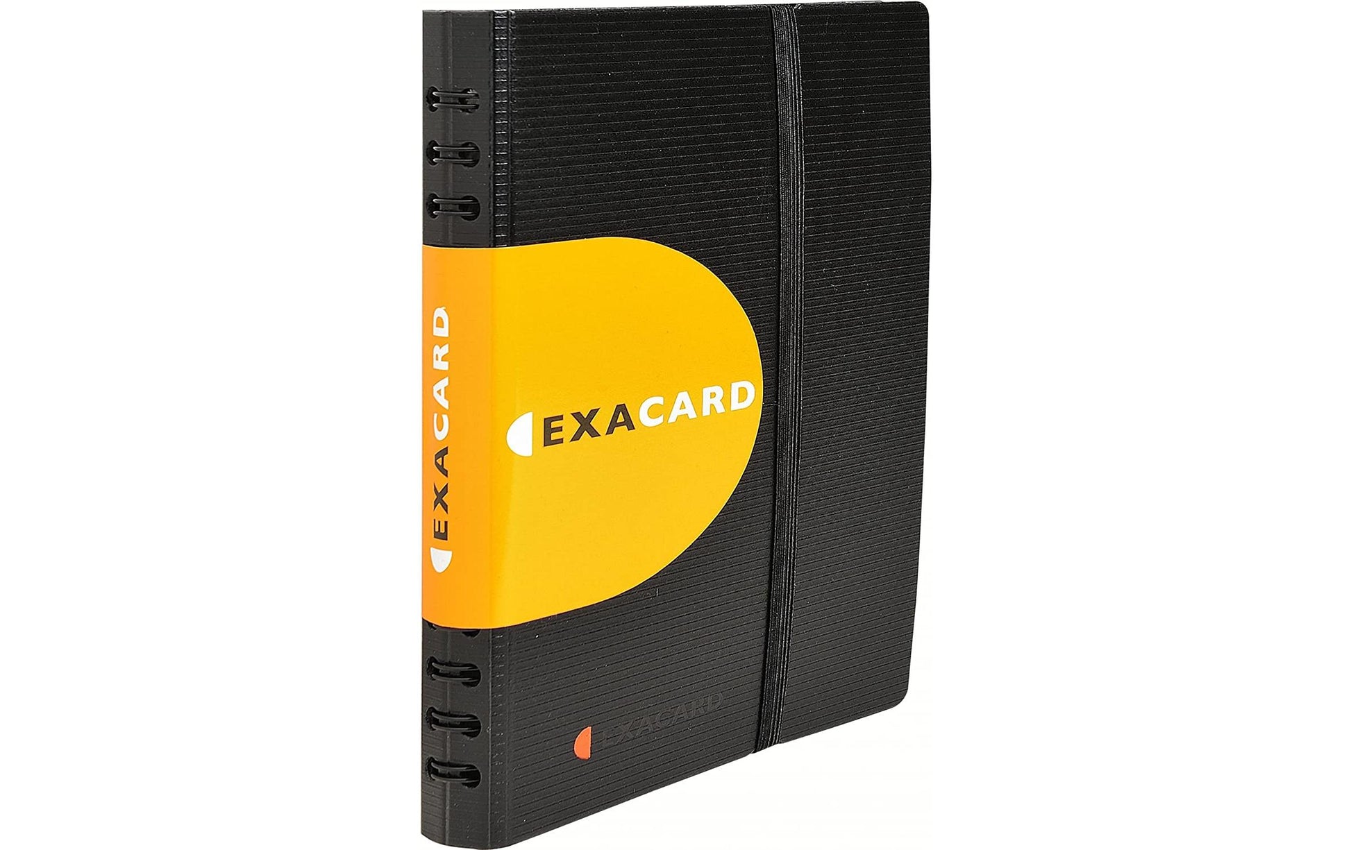 Exacompta Visitenkartenbuch EXACARD – für 120 Visitenkarten, Polypropylen (PP), schwarz