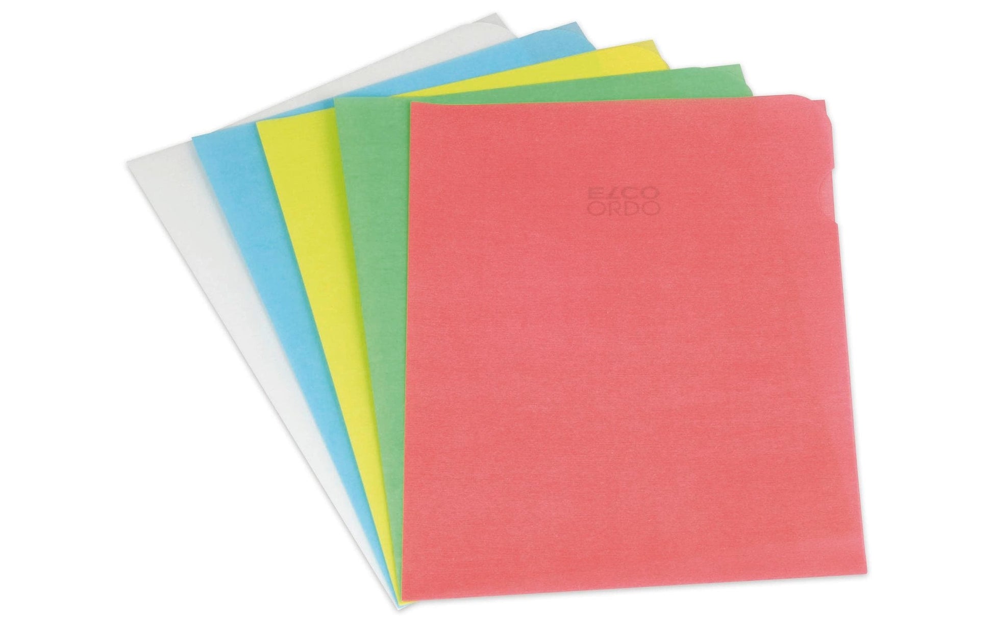 Elco Sichtmappe A4 – farbig sortiert, Papier, 100er-Pack