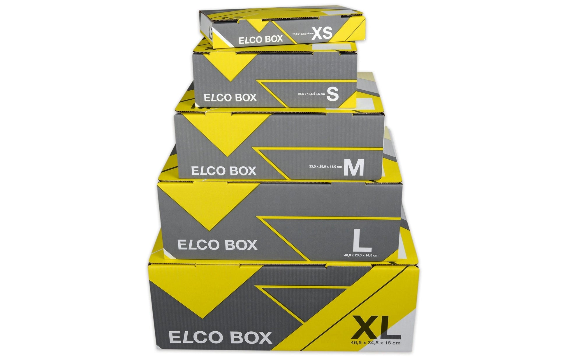 Elco Versandbox, grau – 400 × 260 × 145 mm