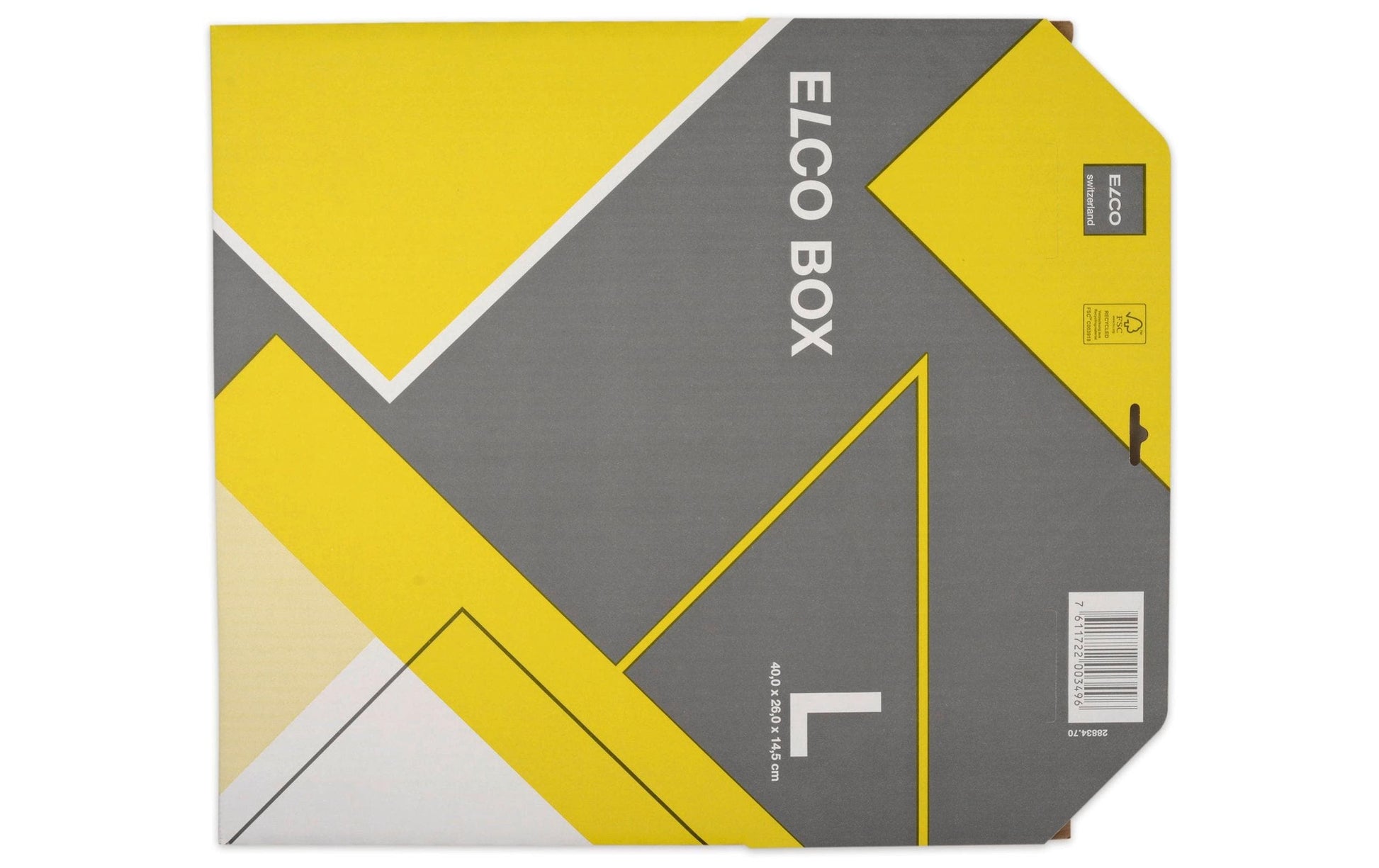 Elco Versandbox, grau – 400 × 260 × 145 mm