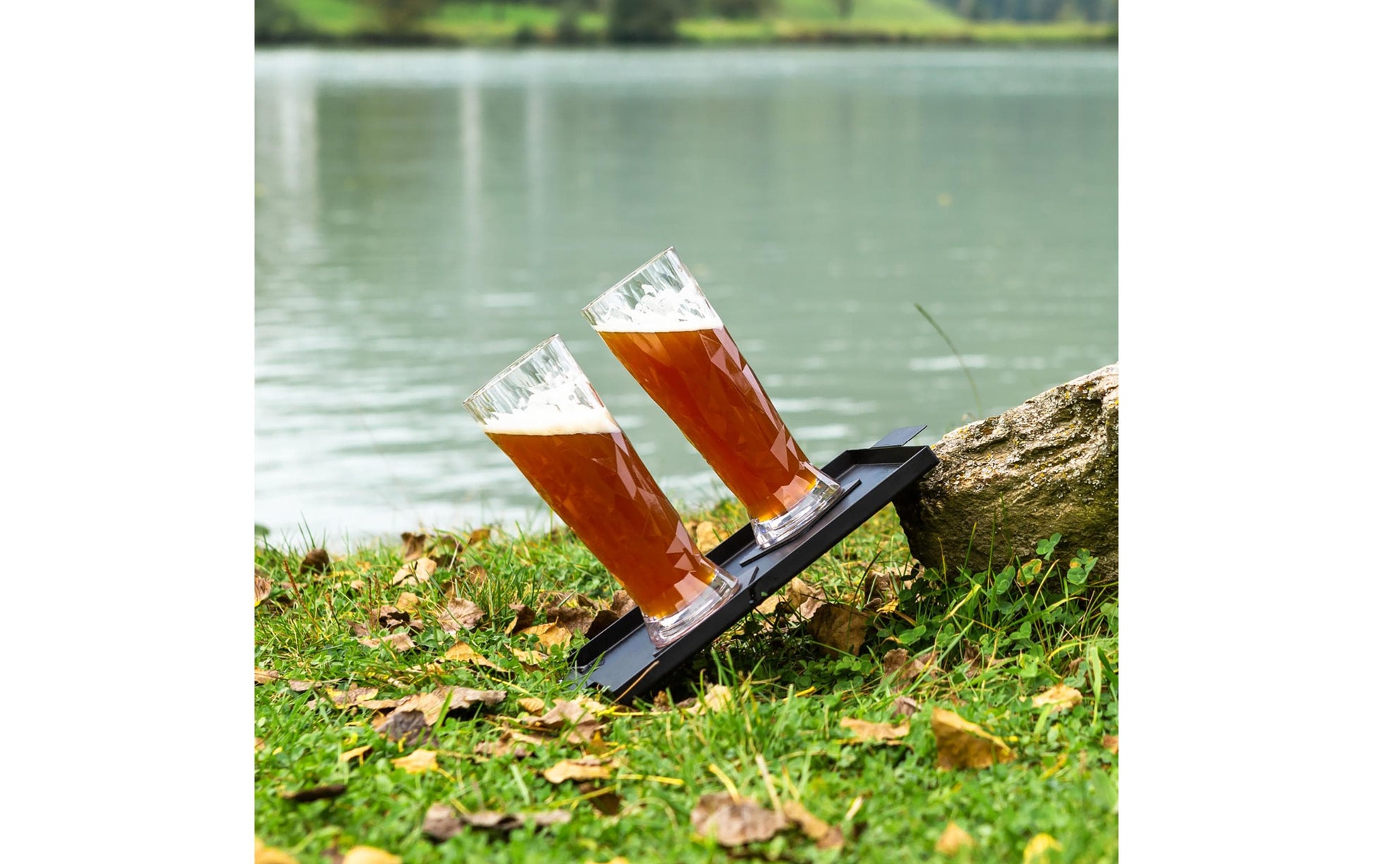 Silwy Bierglas – 0,50 l, Kunststoff, Transparent, 2 Stück