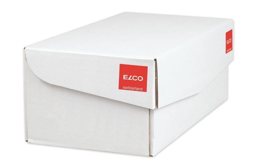 Elco Couvert C6, ohne Fenster, selbstklebend, weiss, 100 g/m², mit Innendruck – 500 Stk.