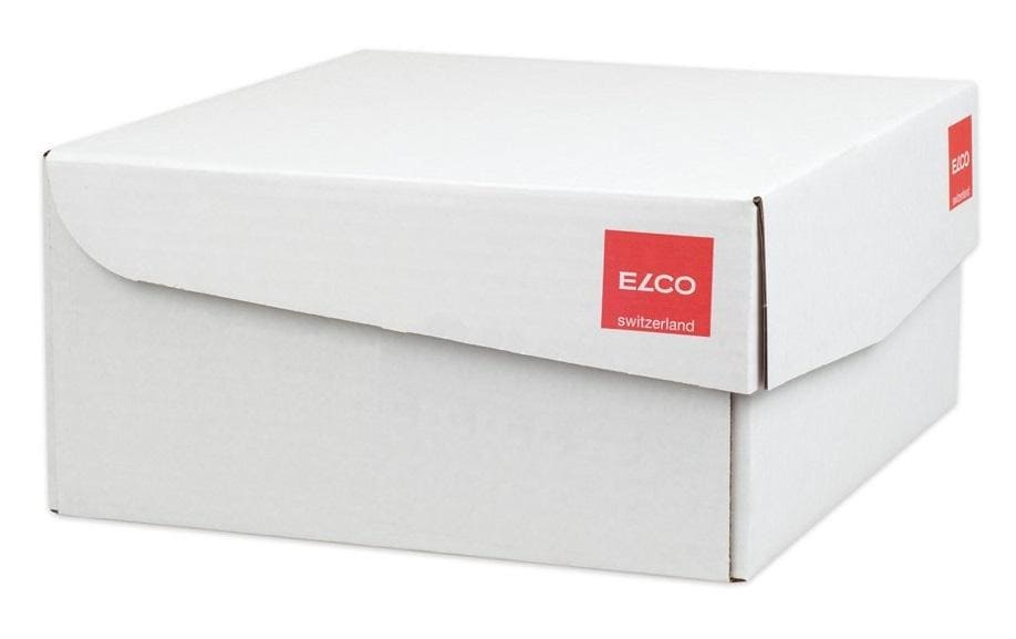 Elco Couvert C5/6, ohne Fenster, selbstklebend, hochweiss, 100 g/m², mit Innendruck – 500 Stk.