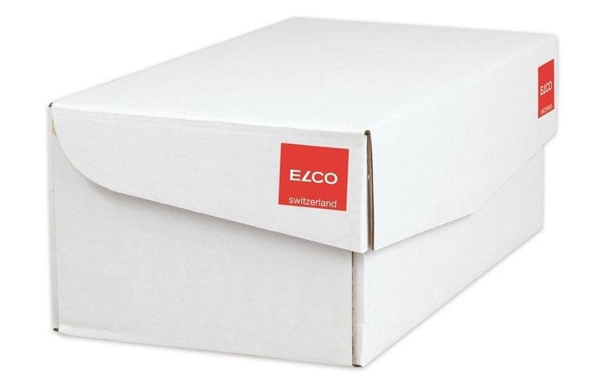 Elco Couvert C6, ohne Fenster, selbstklebend, weiss, 100 g/m² – 500 Stk.