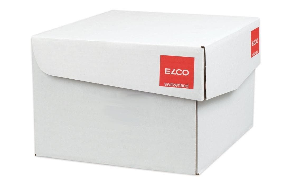 Elco Couvert C5 (229 × 162 mm), mit Fenster, haftklebend (Optifix), weiss, 100 g/m² – 500 Stk.