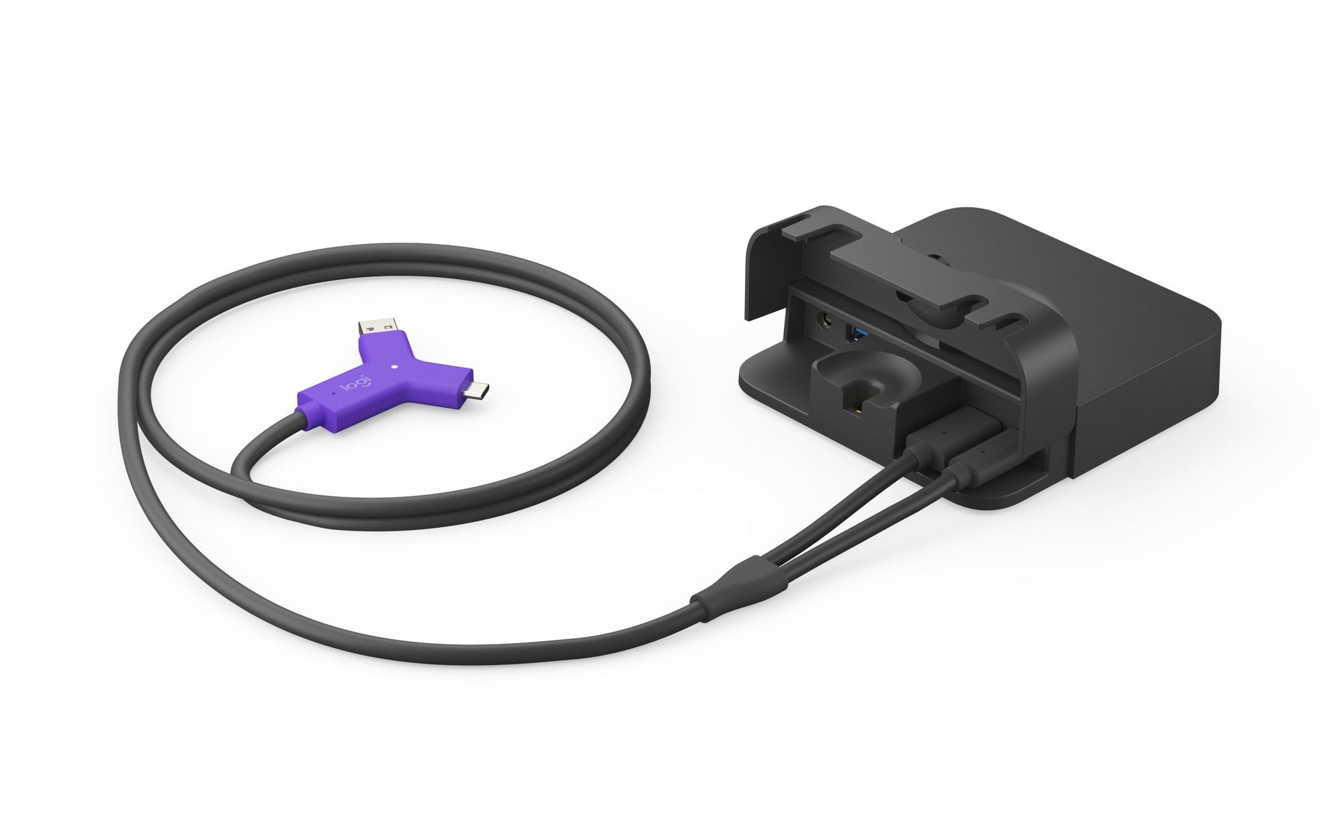 Logitech Swytch Schwarz – BYOD-Kit – 4K, HDMI x2, USB-C x2, für Rally/MeetUp/GROUP und andere