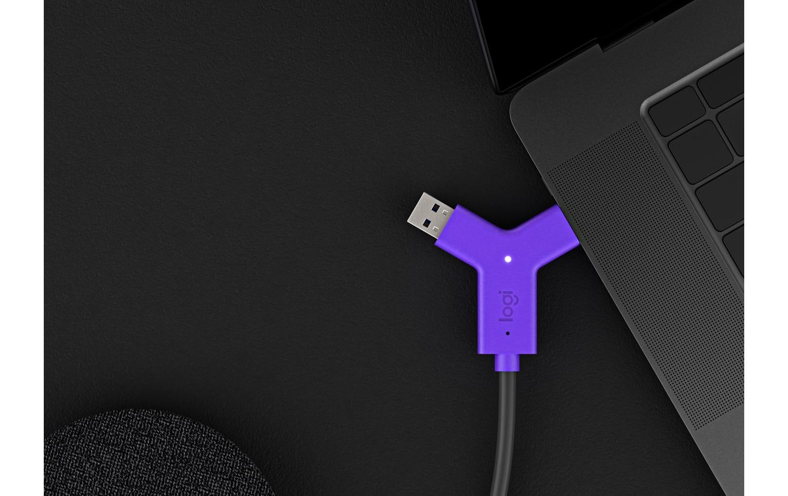 Logitech Swytch Schwarz – BYOD-Kit – 4K, HDMI x2, USB-C x2, für Rally/MeetUp/GROUP und andere