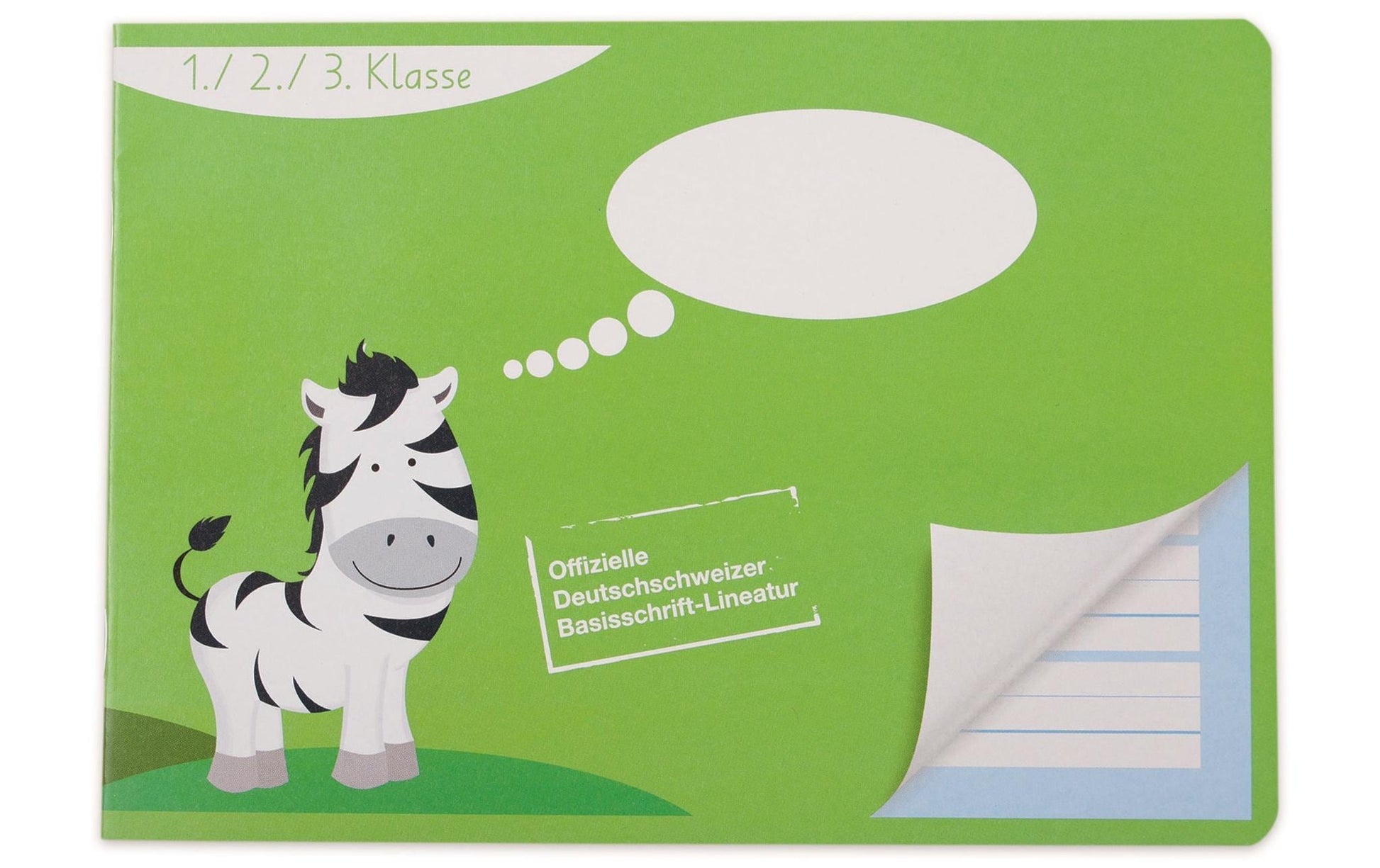 Elco Schulheft – A5 quer – Basisschrift – 24 Blatt – 90 g/m², grün, FSC