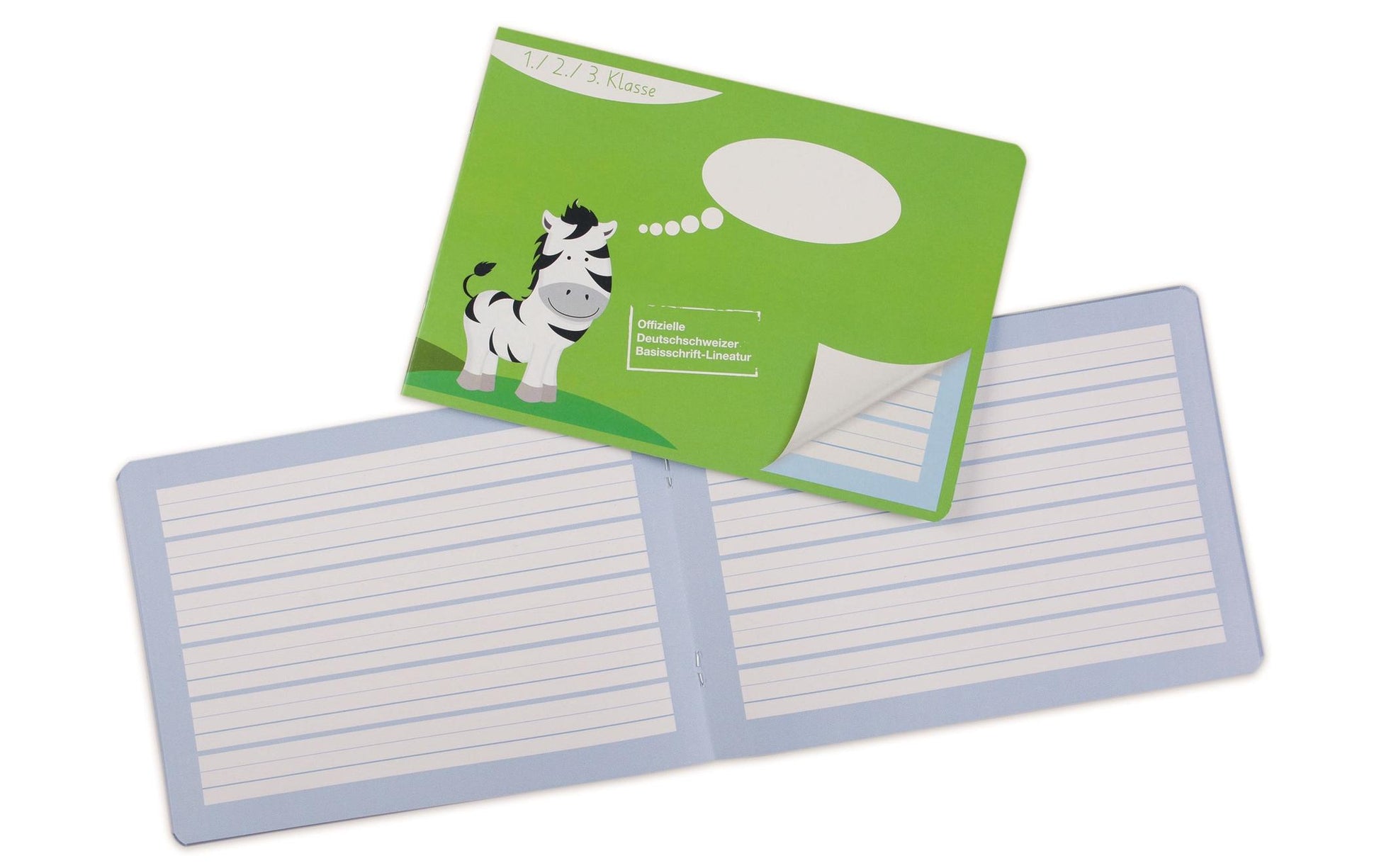 Elco Schulheft – A5 quer – Basisschrift – 24 Blatt – 90 g/m², grün, FSC