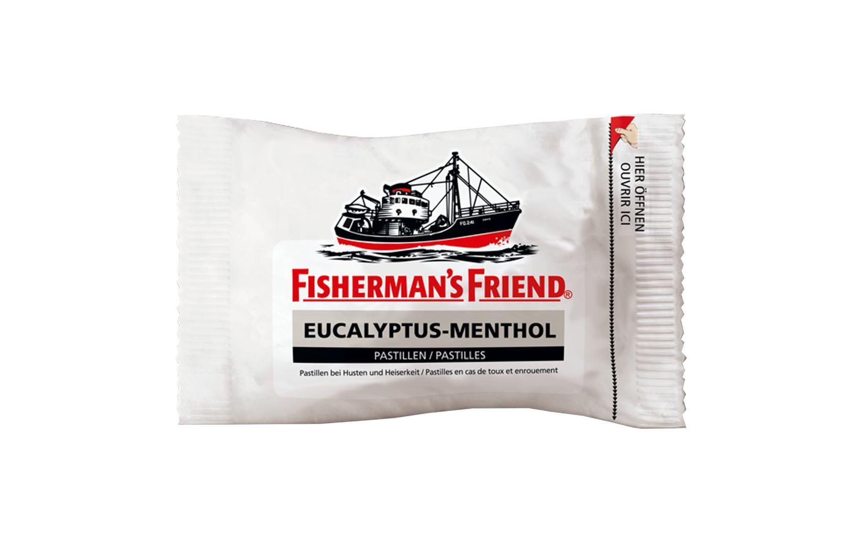 Fisherman-s Friend Lutschbonbons – Eukalyptus-Menthol, Original – 24 × 25 g