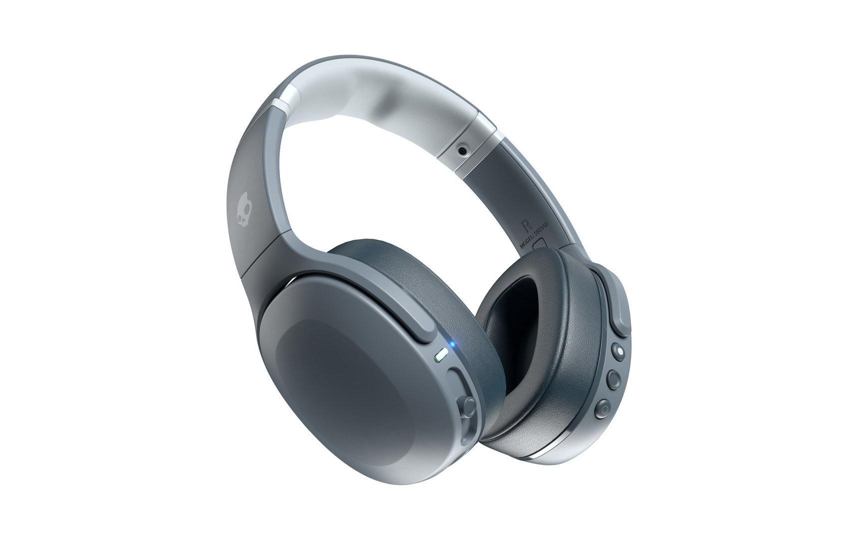 Skullcandy Crusher Evo – Over-Ear Headset – Bluetooth 5.0, Anrufmanagement, USB-PD – Grau – bis 40 h