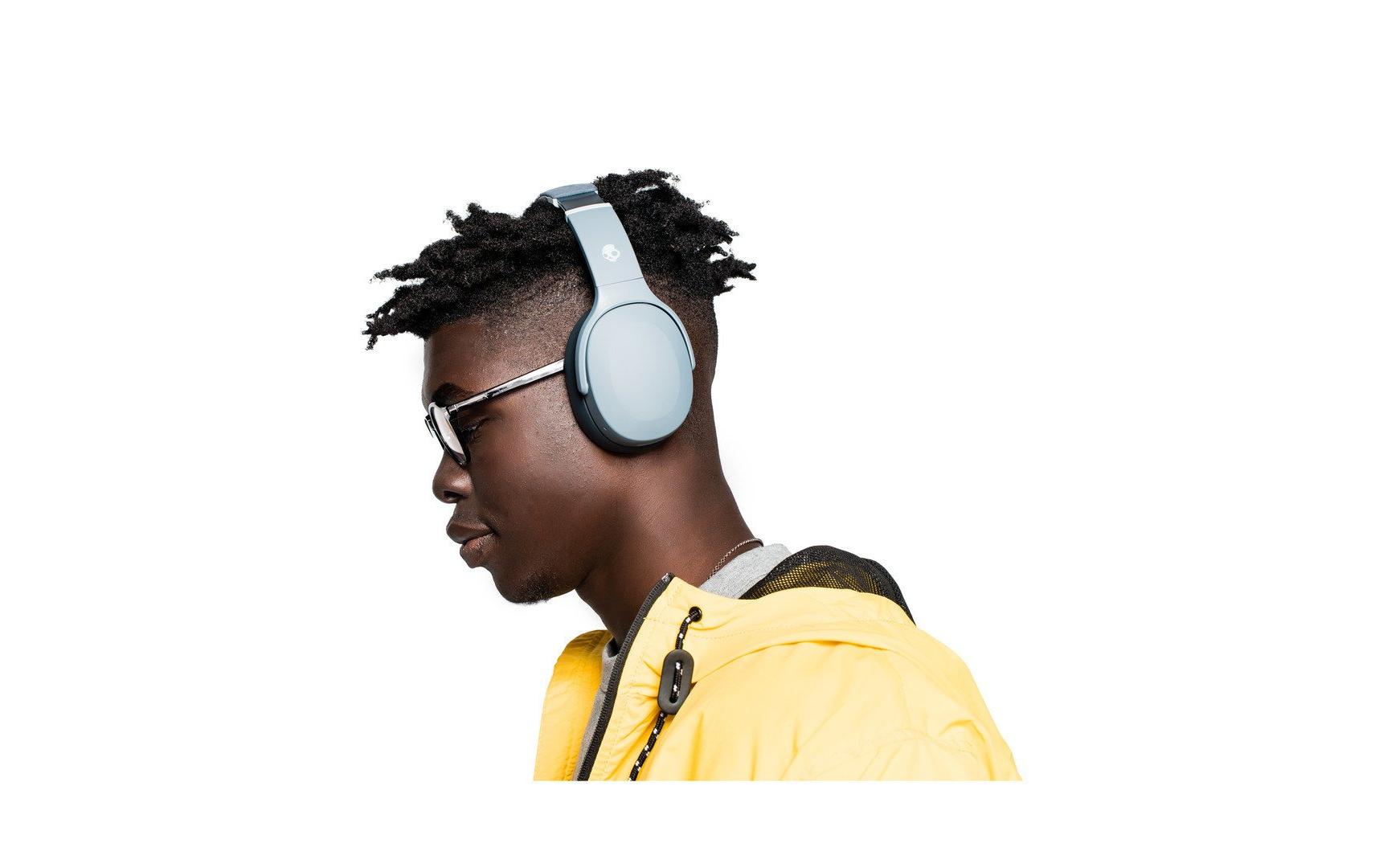 Skullcandy Crusher Evo – Over-Ear Headset – Bluetooth 5.0, Anrufmanagement, USB-PD – Grau – bis 40 h