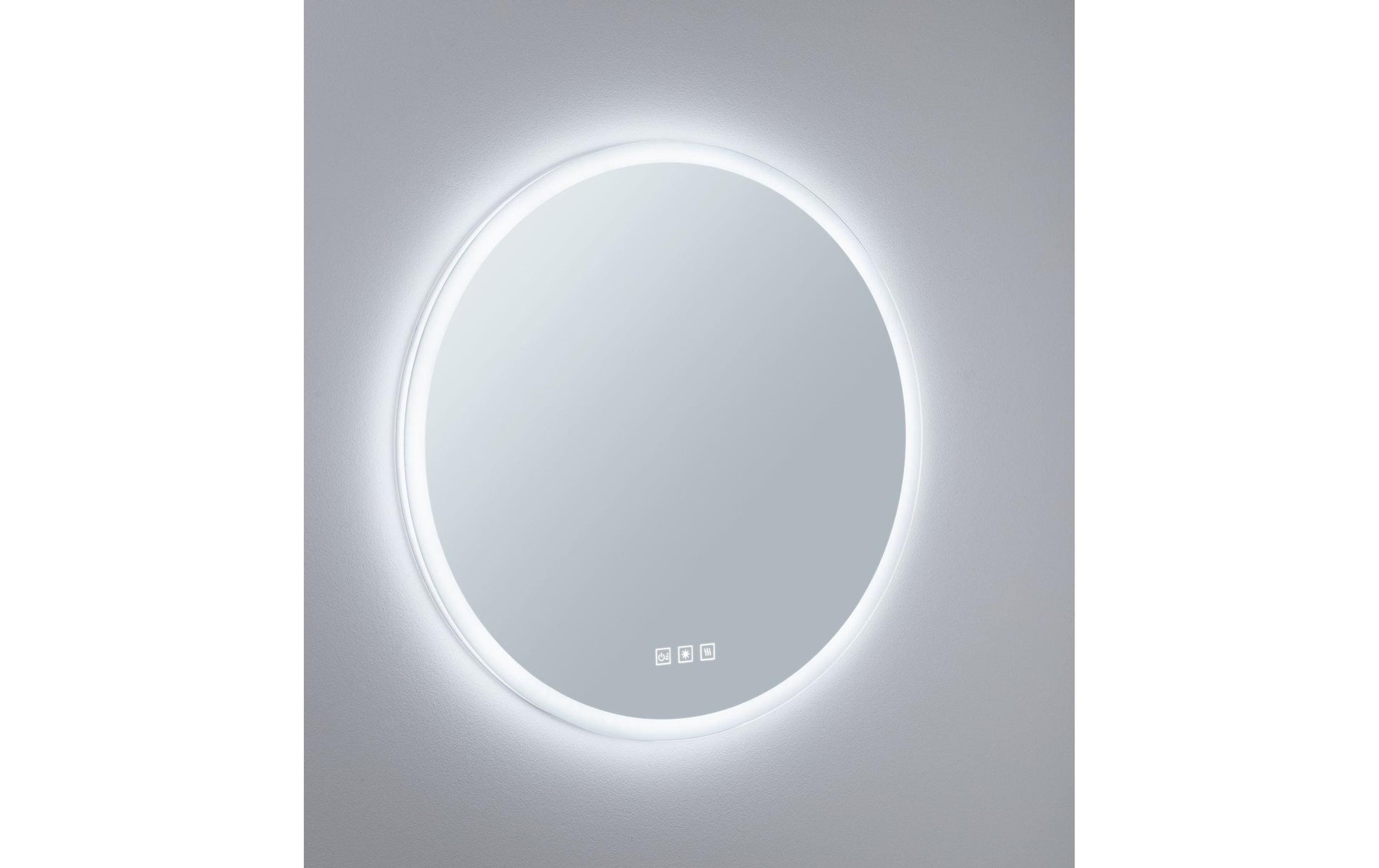 Paulmann Spiegel MIRRA 60 HomeSPA – Ø 60 × 2,8 cm, 1580 lm, 21 W, 2700–6500 K, IP44, weiss, WhiteSwitch