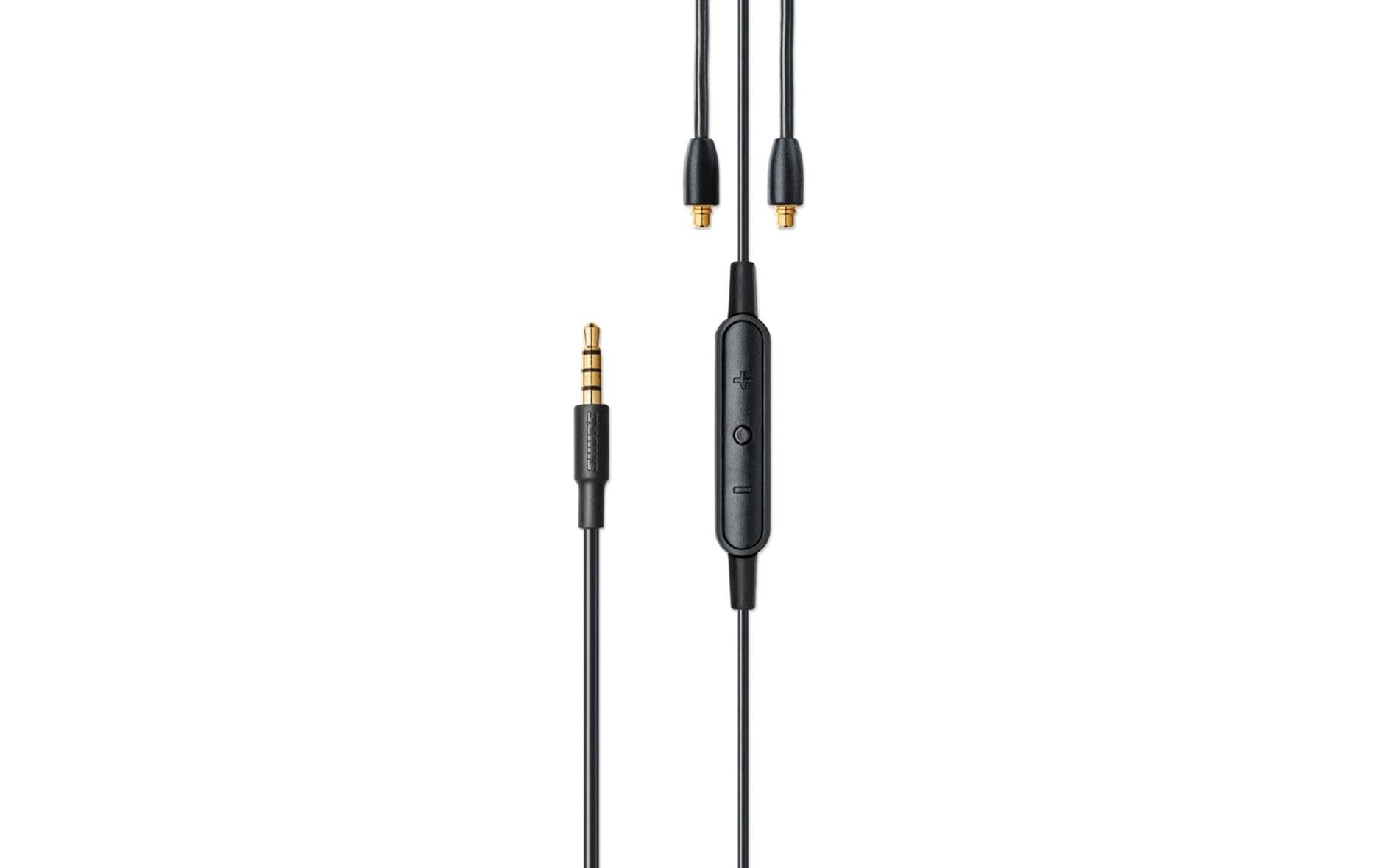 Shure RMCE-UNI – Ohrhörerkabel – für SE Ohrhörer – 3,5 mm auf Spezial – 1,27 m – schwarz