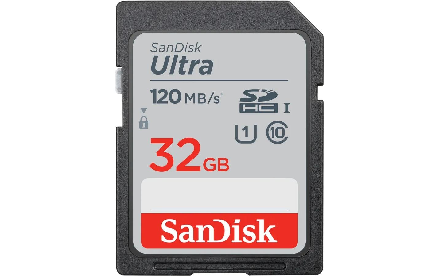 SanDisk Ultra Speichergerät – 32 GB, SDHC, 120 MB/s