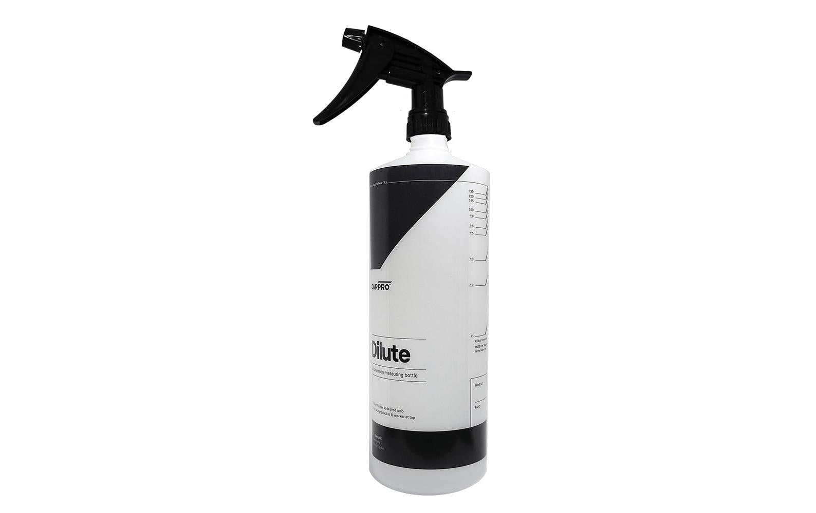 CarPro Sprühflasche Mischverhältnisflasche – 1 l, schwarz/weiss, für Universal, 1 Stk.