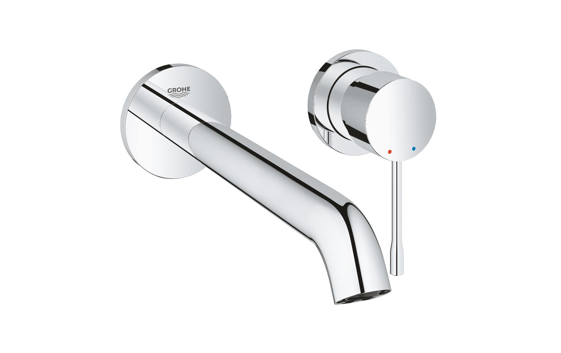 GROHE Essence Einhebelmischer – Anschlussmass 110 mm, Messing, Chrom, für Waschbecken