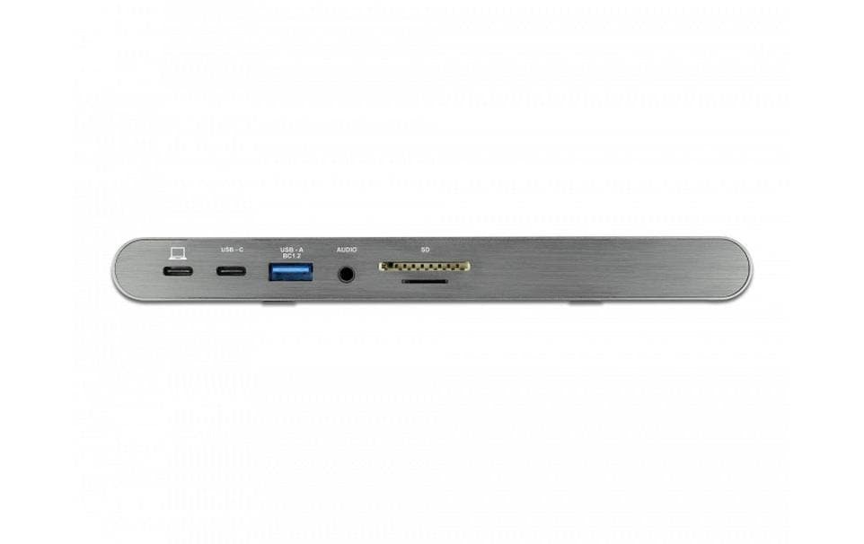 DeLOCK 87772 Dockingstation – Thunderbolt 3, 2× DP, 1× HDMI, 3× USB-A, 2× USB-C, für Windows/Mac/Android