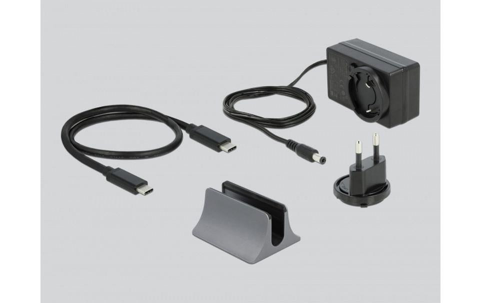 DeLOCK 87772 Dockingstation – Thunderbolt 3, 2× DP, 1× HDMI, 3× USB-A, 2× USB-C, für Windows/Mac/Android