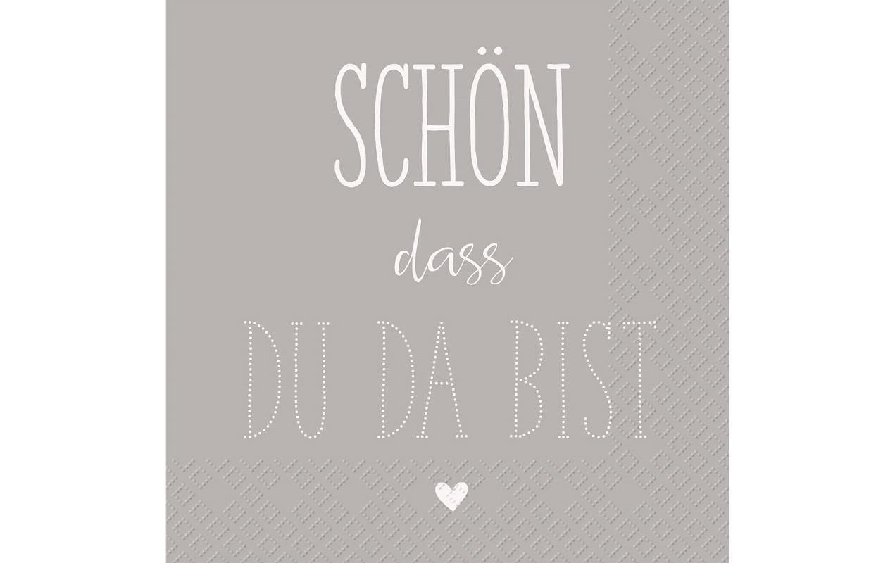 Stewo Dahoma Servietten – 33 × 33 cm, 3-lagig – 20 Stück