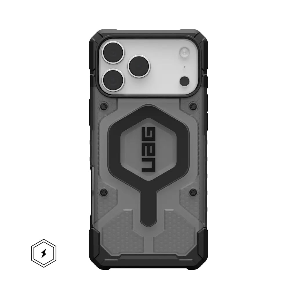 Urban Armor Gear UAG – Pathfinder Backcover – für Apple iPhone 17 Pro Max – Asche/Schwarz – TPU – MagSafe-kompatibel