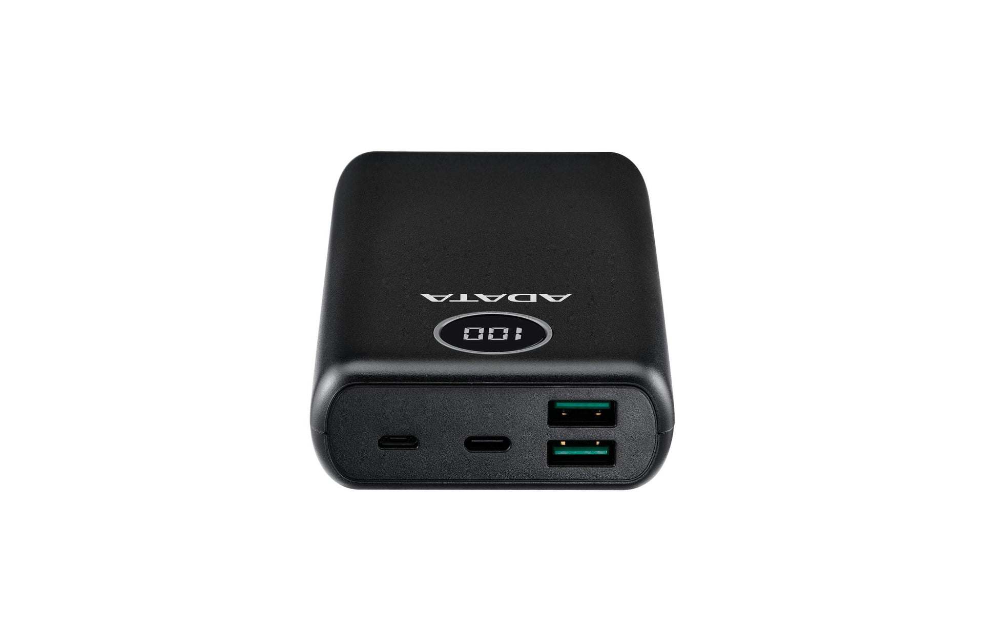 ADATA Powerbank 20000 mAh, PD 18 W, 2× USB-A, 1× USB-C, für Smartphones, Schwarz