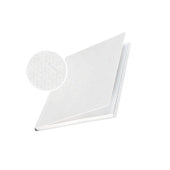 Leitz impressBind Thermobindemappe – A4 – Rücken 14 mm – 106–140 Blatt, Leinenstruktur, Weiss – 10 Stk.