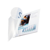 Leitz Softcover impressBind Klemmappe – A4, 105 Blätter, Weiss