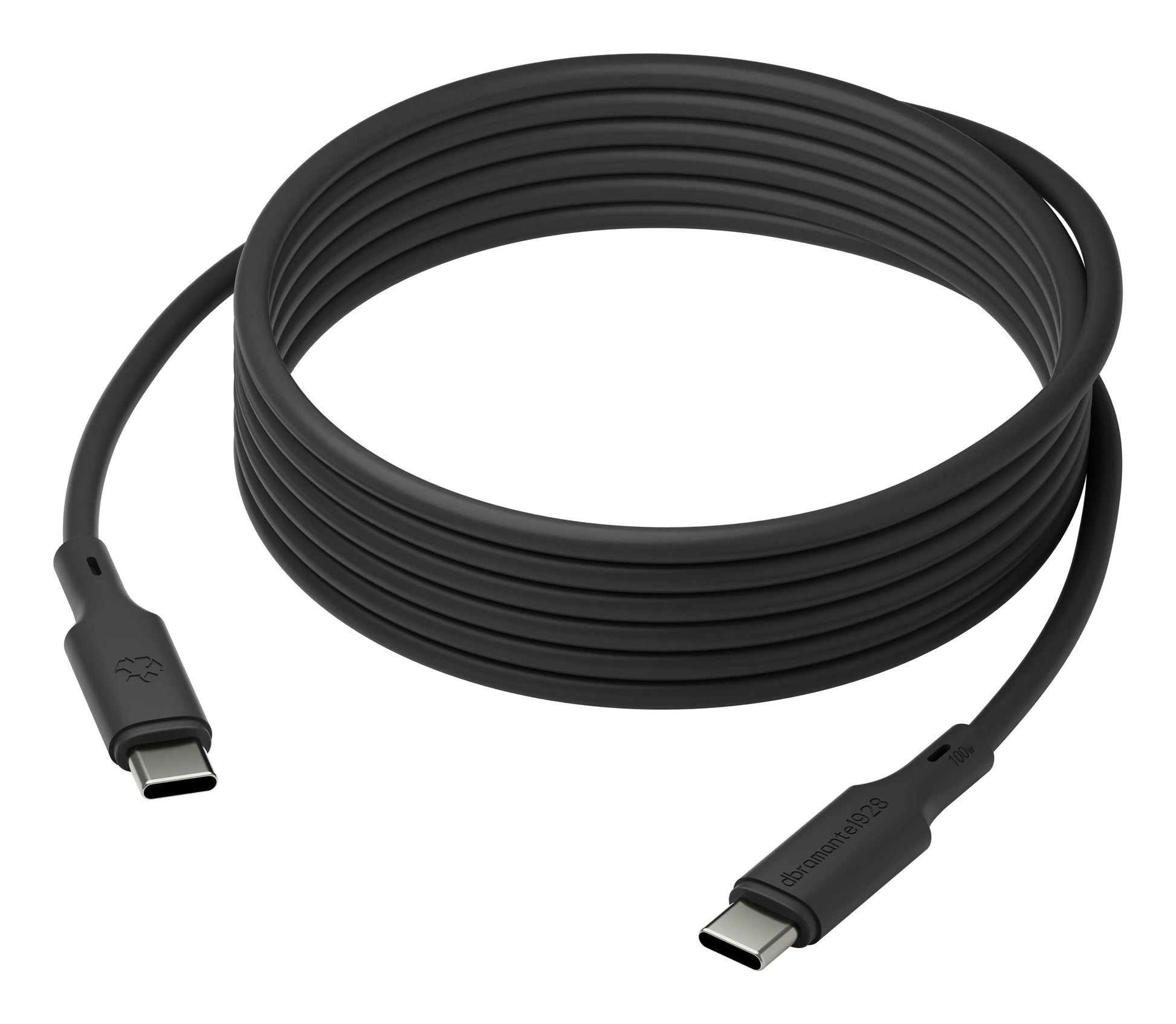 dbramante1928 USB-C auf USB-C Kabel – 3 m – PD 100 W – Schwarz