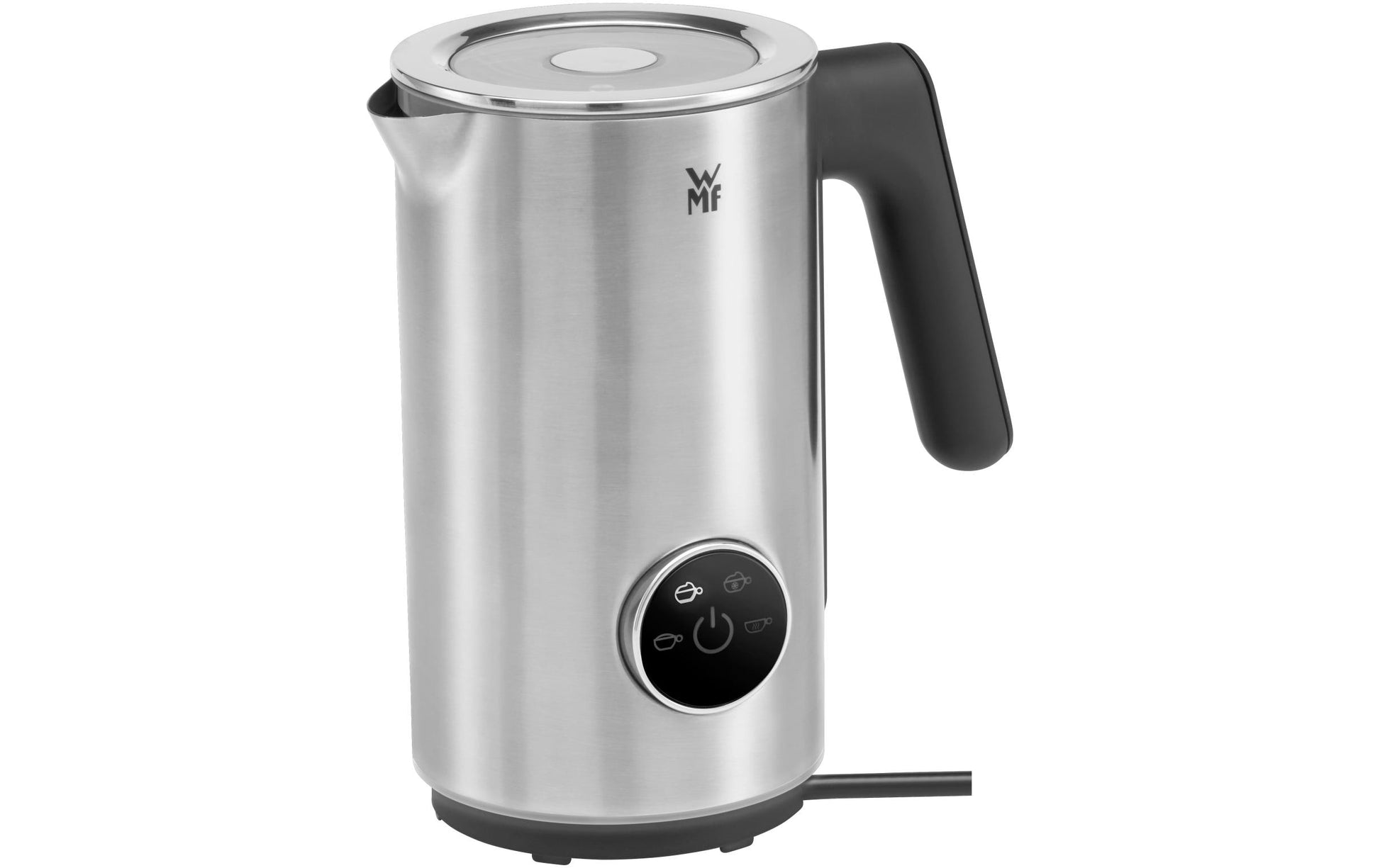WMF Milchaufschäumer Lumero 0413300011 – 250 ml, 500 W, abnehmbarer Deckel – Edelstahl