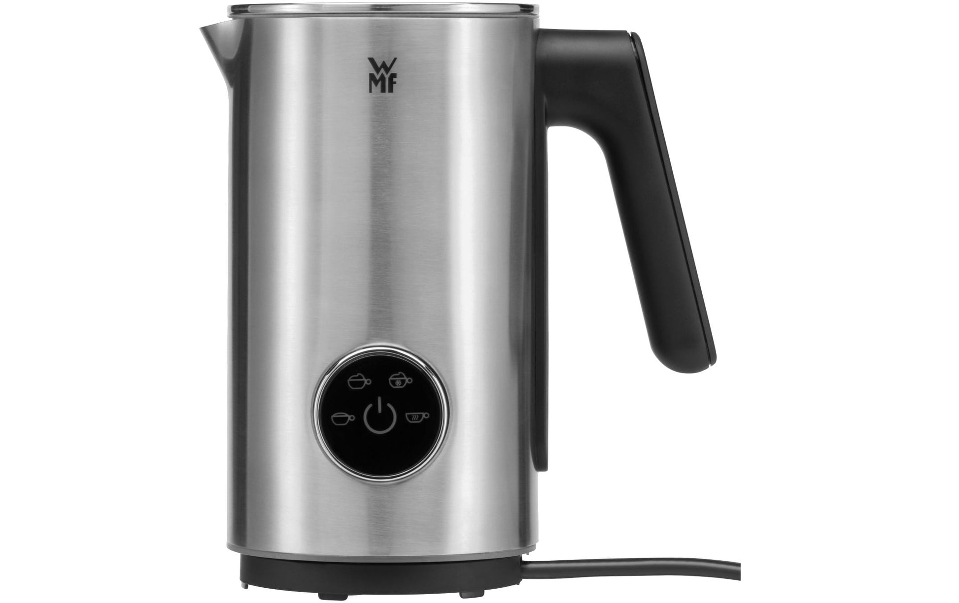 WMF Milchaufschäumer Lumero 0413300011 – 250 ml, 500 W, abnehmbarer Deckel – Edelstahl