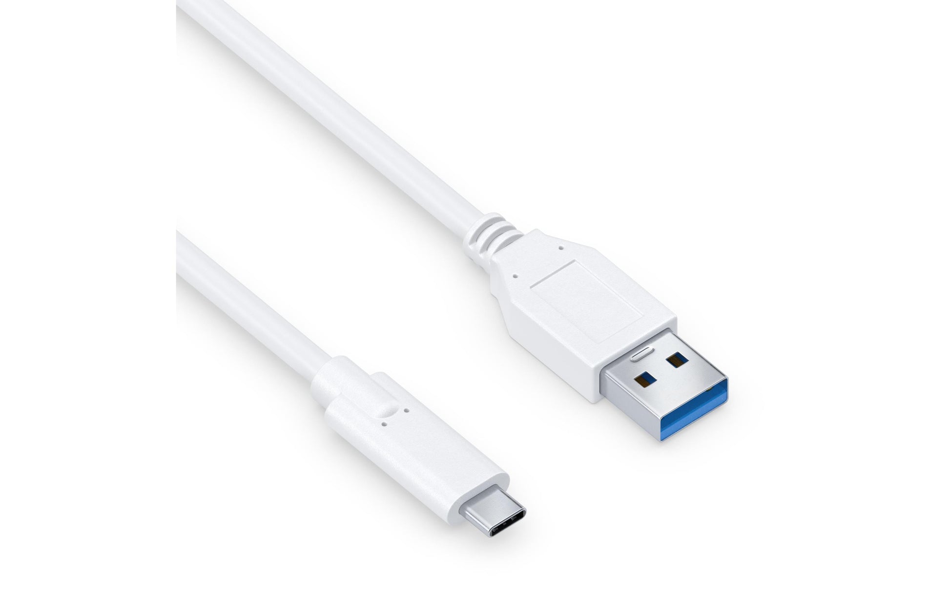 PureLink USB-A auf USB-C Kabel – USB 3.2 Gen 2 (10 Gbit/s) – 1 m – PD 60 W – Weiss