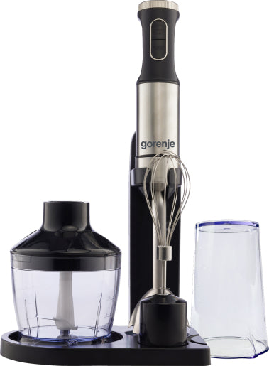 Gorenje Stabmixer HBX1000EB – 0,6 l Mixbecher, 1000 W – Schwarz