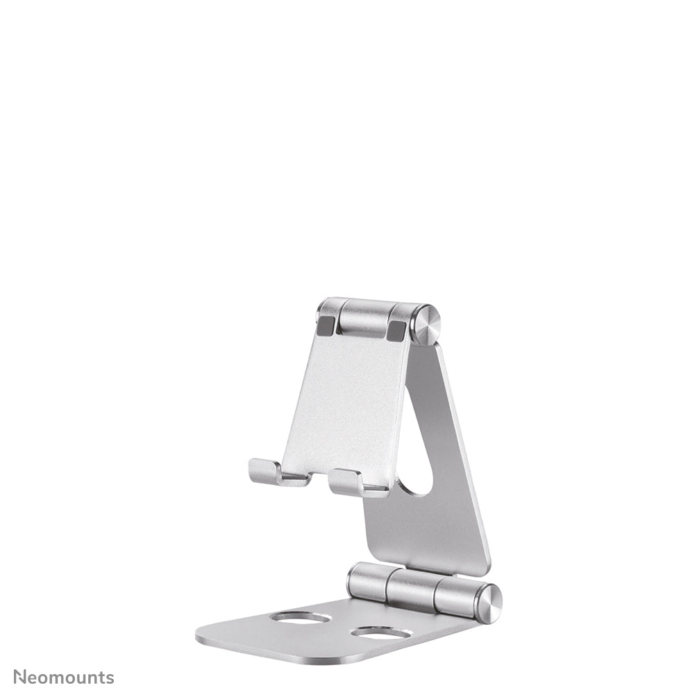 Neomounts Tischständer, faltbar, verstellbar – für Geräte bis 7" – Silber, Aluminium