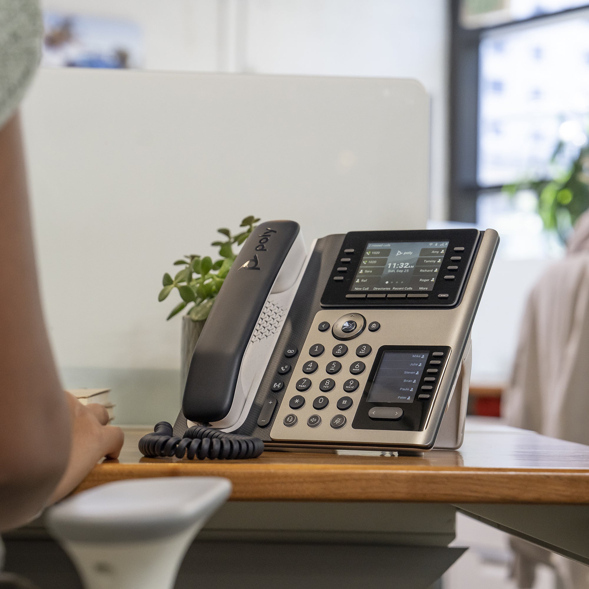 Poly Edge E400 – IP-Telefon, PoE