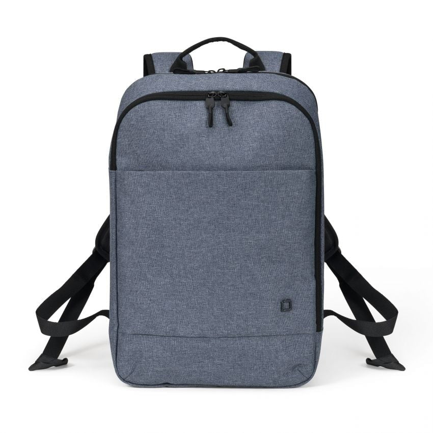 DICOTA Notebook-Rucksack Eco Backpack Slim MOTION – für 14,1", rPET-Polyester – Blue Denim, 270 × 410 × 100 mm