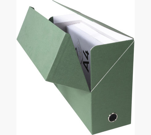 Exacompta Archivschachtel – für A4, B 250 × H 330 mm, grün, Karton, 1 Stück